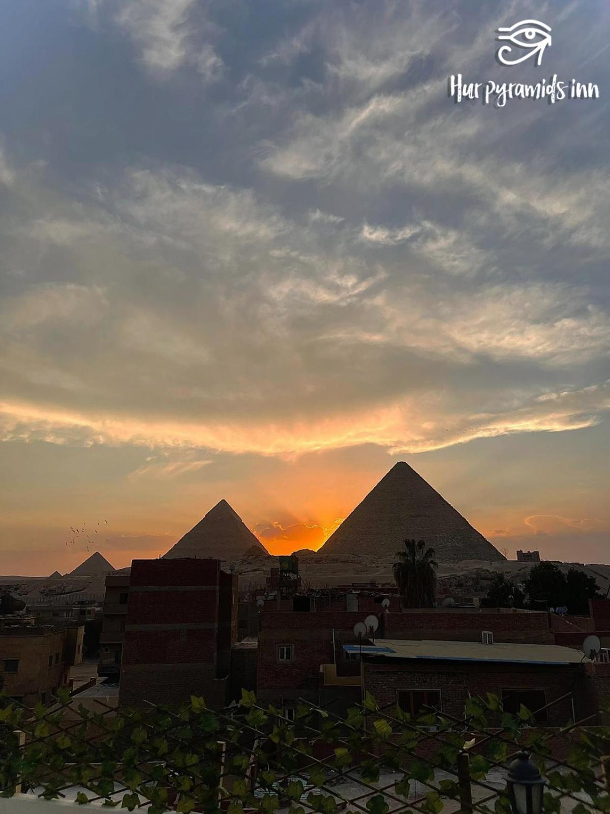 Hur Pyramids Land Inn Kafret el-Gabal Eksteriør billede