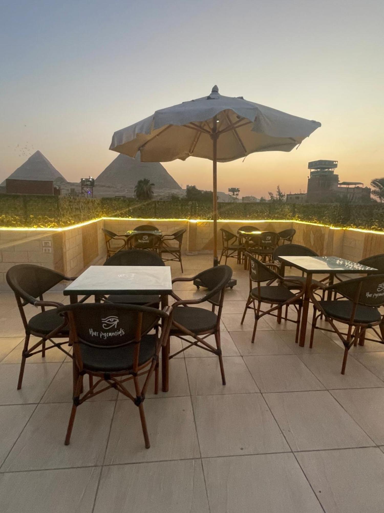 Hur Pyramids Land Inn Kafret el-Gabal Eksteriør billede